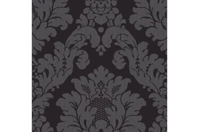 Arthouse Opera Da Vinci Damask Textured Wallpapers Black 405107 At ...