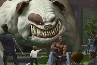 Big dog funny wallpapers