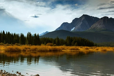 Kananaskis Lake Superior. Alberta, Canada Wallpapers And Images ...