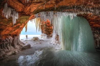 Photographer, Frozen, Lake Superior, Geology, Cave, Beautiful, Ice ...