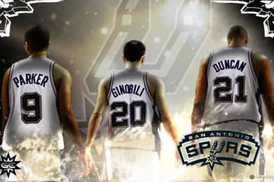 San Antonio Spurs Big 3 Basketball Wallpapers 2012 Streetball