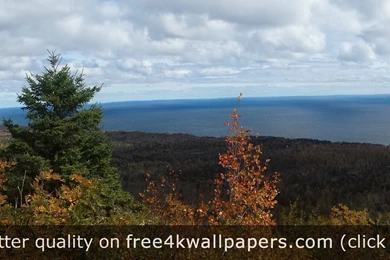 Tofte Peak Over Lake Superior And Superior National Forest. Tofte ...