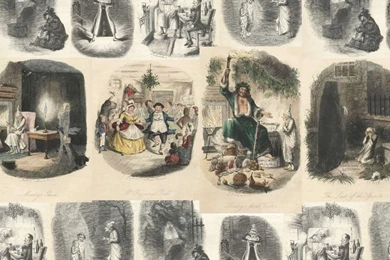 A Christmas Carol Illustrations   Desktop Wallpapers