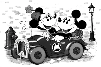 Mickey Mouse Wallpapers » Blog Archive » Classic Mickey And Minnie ...