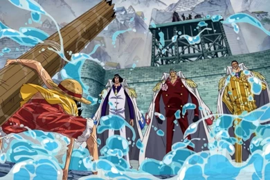 Luffy V/s Admirals*   Monkey D. Luffy Wallpapers (34806160)   Fanpop