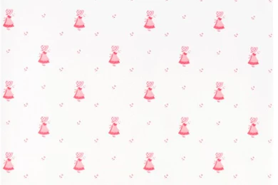 Vintage Wallpapers Flowergirl Pink   Eclectic   Wallpapers