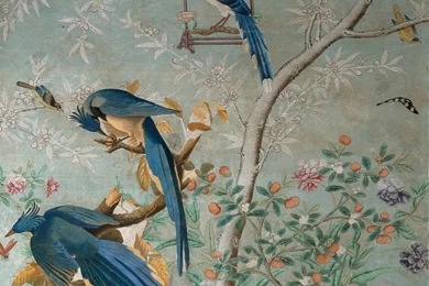 Chinese Room Handpainted Wallpapers Columbia Jayes