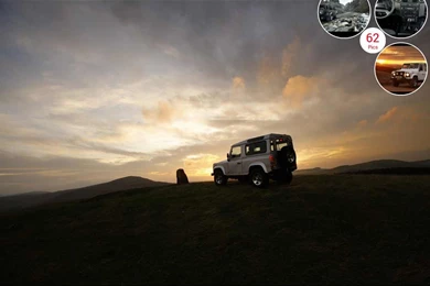 2012 Land Rover Defender   Rear