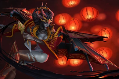 New Bloom Inspired Queen Of Pain Set With HD Wallpapers : DotA2
