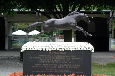 Secretariat Statue At Belmont