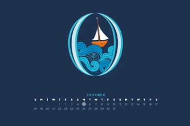 SALT Design Brisbane // 2015 October Calendar WallpaperSalt Design