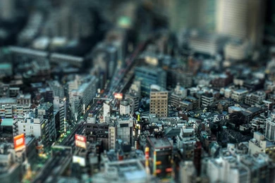 Tilt shift Dual 16:5 3360x1050