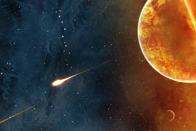 Outer Space Stars Galaxies Planets Wallpapers