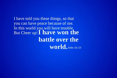 John 16:33   Battle Over The World Wallpapers   Christian ...