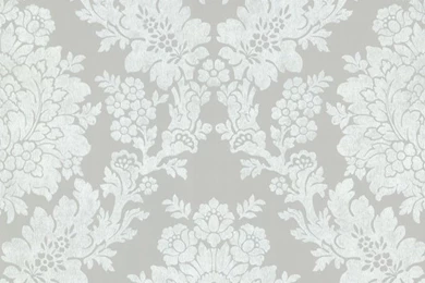 Liza Grey Roselle Damask Wallpaper, Bolt.   Contemporary ...