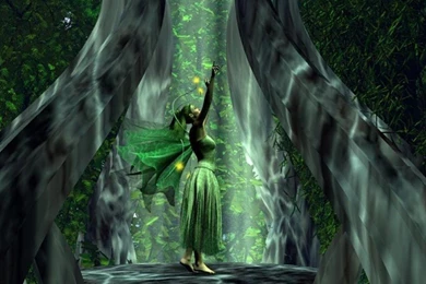 Green Fairy Wallpapers   (