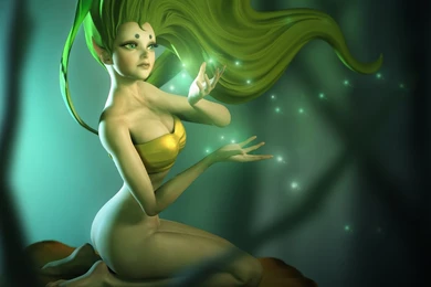 Green Fairy Picture (big) By Baolong