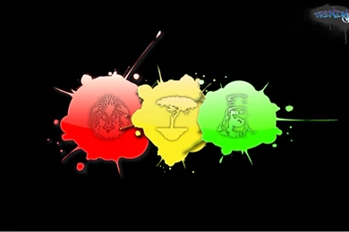 Reggae "Paintball Splatter" Wallpaper...