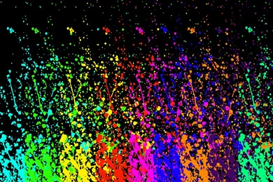 RainBow Paint Splatter By OkamiLover1730 On DeviantArt