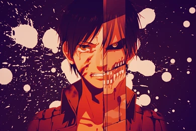 Anime, Anime Boys, Eren Jeager, Shingeki No Kyojin, Paint Splatter ...