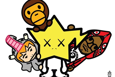 Wallpapers Bape Baby Milo Star Kid Ipad X 1024x768