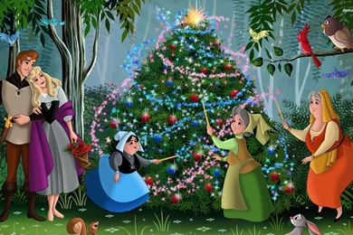 Sleeping Beauty Christmas Wallpapers   Cartoon Wallpapers