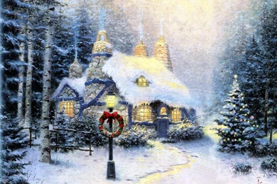 Christmas Cottage Screensaver   Pictures, Pics, Wallpapers, Images ...