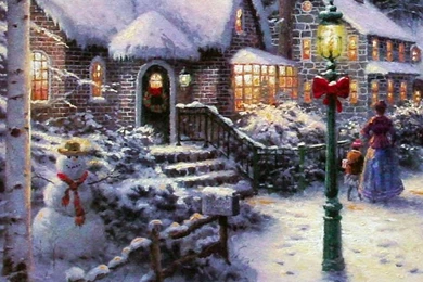 Victorian Christmas Scenes