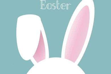 Cute Backgrounds With Easter Bunny Vector