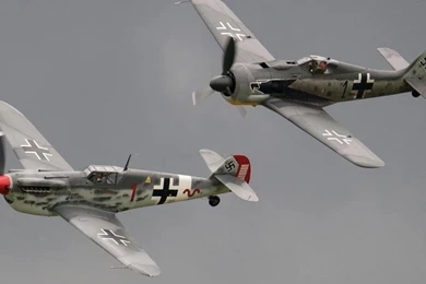 Hispano Ha 1112 M1l Buchon Flugwerk Fw 190 Wallpapers   (