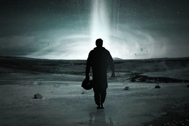 Interstellar Astronaut Silhouette   1920x1080   Full HD 16/9 ...