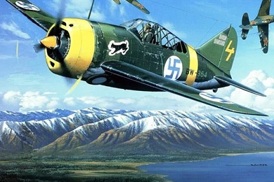 World War II Airplane Art