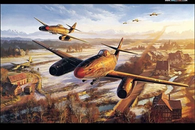 German Me 262 Flight