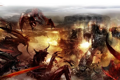 Warhammer 40K Daemons Art, Chaos, 1920x1080 HD Wallpapers And FREE ...