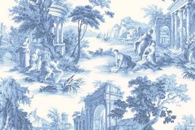 Villandry Wallpapers In Blue