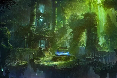 Download Wallpapers 1920x1080 Tomb, Castle, Ladder, Debris ...