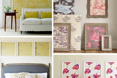 Weekend Project: Framed Wallpapers