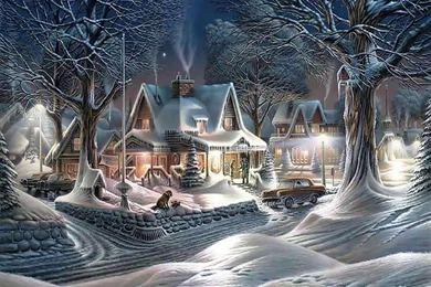 Pics, Facts, Funny Stuff About Animals & Nature Christmas Village ...