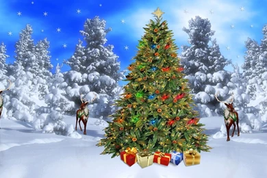 Free Christmas Scenes Wallpapers   Wallpapers Cave