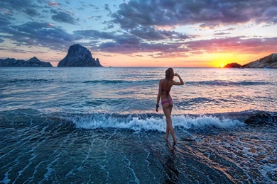 Free Beach Sunset Wallpapers Full HD