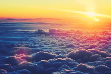 Sonnenuntergang, Wolken , HD