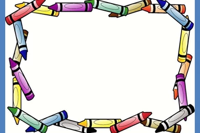 Crayon Border Frame Free PPT Backgrounds For Your PowerPoint Templates