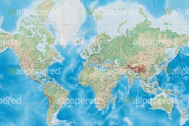 Standard World Map Wallpapers