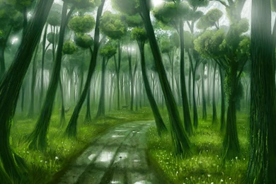 MAGIC FOREST WALLPAPER   (