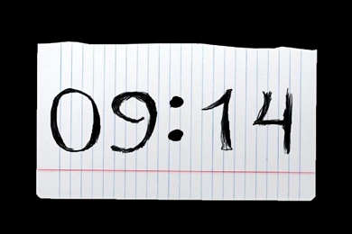 Dive Into The Present Time With Blot Clock Screensaver!