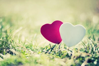 1280x1024 Pink White Heart Wallpapers