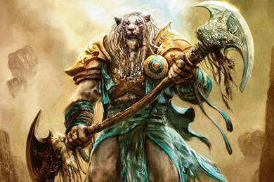 Magic The Gathering Weapons Armor Artwork Planeswalker Ajani ...