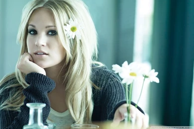 Carrie Underwood With Flowers HD Desktop Wallpapers : High ...