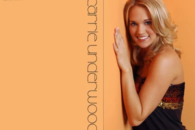 Christian Singer: Carrie Underwood On Orange Wall Wallpapers ...