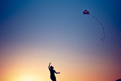 Sky Mood Girl Beauty Beautiful Free Kite Free Desktop Backgrounds ...